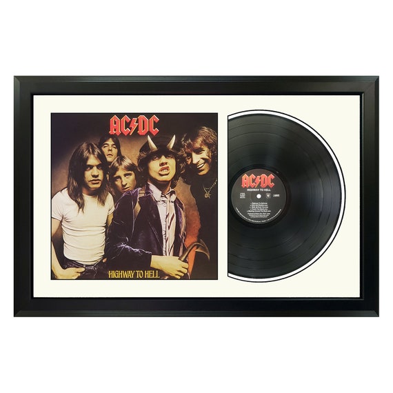 AC/DC highway to Hell Framed Vinyl Record 