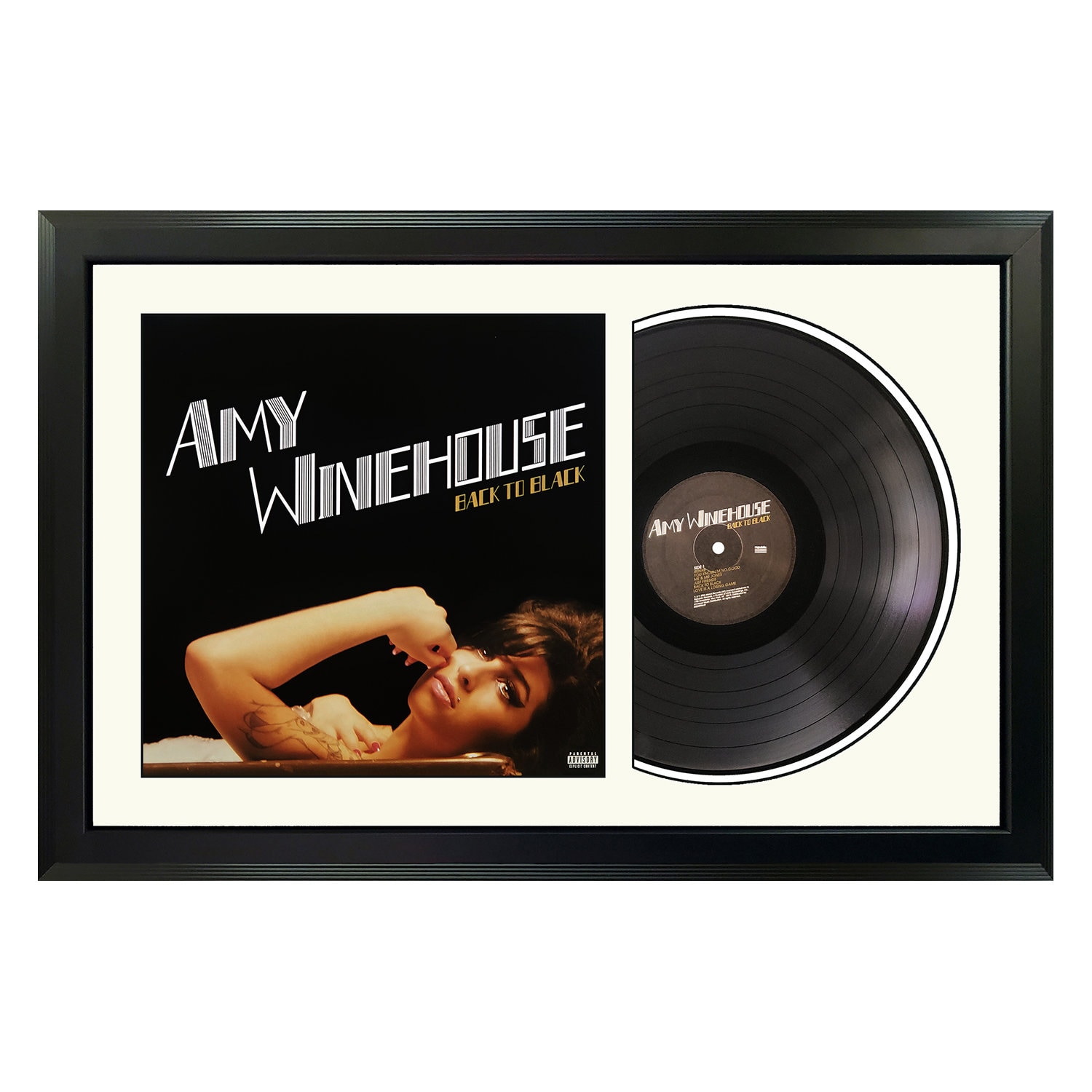 Amy Winehouse Back to Black Disco de vinilo enmarcado -  México