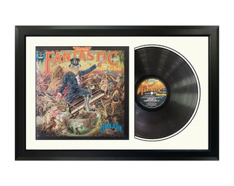 Elton John - Captain Fantastic and the Brown Dirt Cowboy - Framed Vinyl Record
