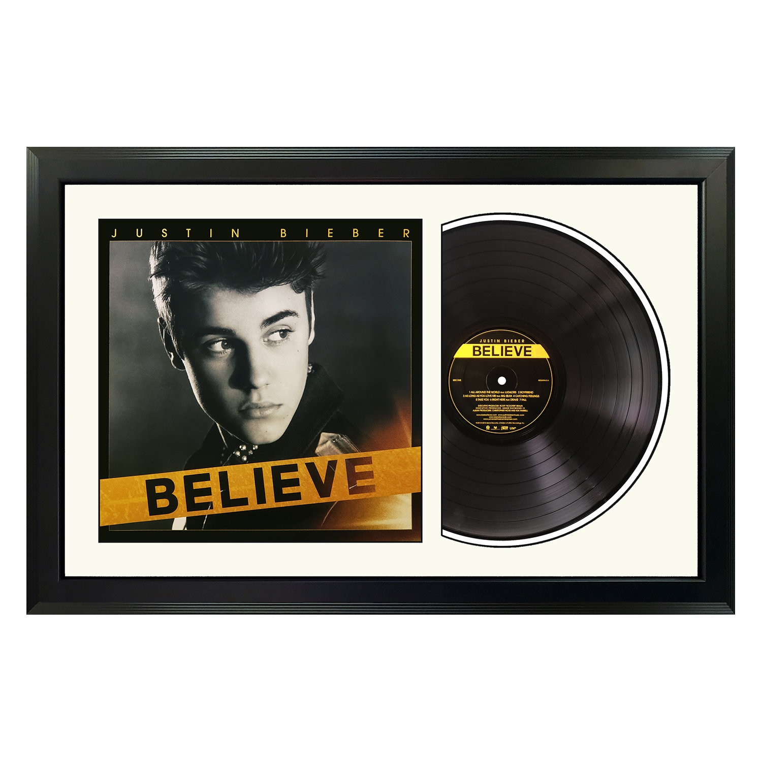 Justin Bieber - Believe - Framed Album - 17.5