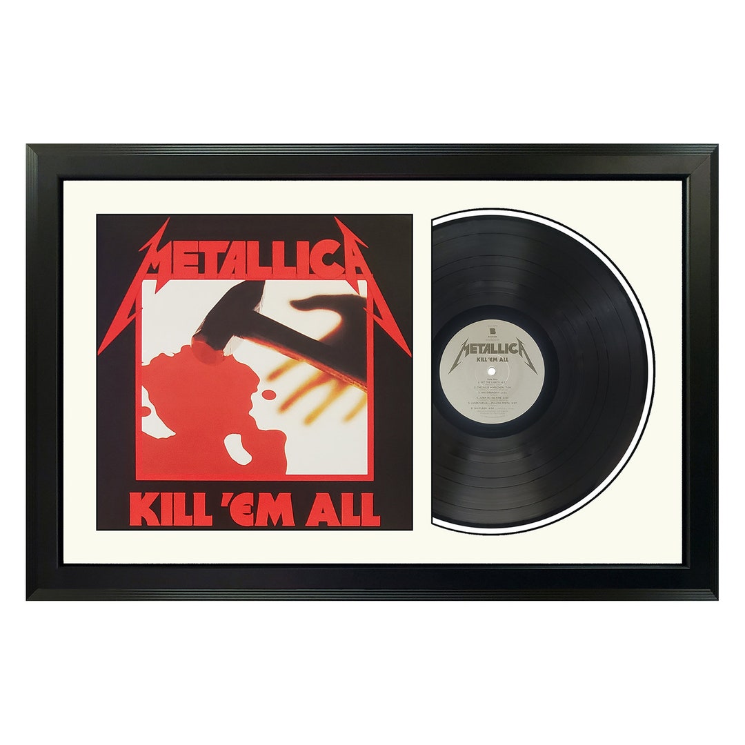 Buy Metallica - Kill Em All - Framed Vinyl Record Online in India 