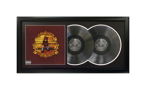 Kanye West the College Dropout 17.5 X 34.5 Framed Vinyl Black Mat and Black  Frame -  Denmark