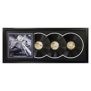 Eminem - The Slim Shady LP - Expanded Version - Framed Album - Black Mat and Black Frame. 17.5&quot; x 42.5&quot;