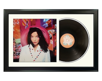 bjork POST LP Bjork, Post, Vinyl LP Record Framed and Ready to