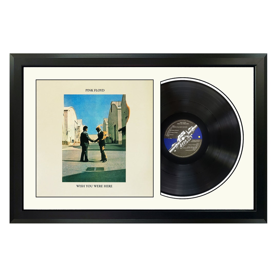 Pink Floyd Wish You Were Here Framed Vinyl Record Etsy Pink Floyd Wish You Were Here Framed Vinyl Record Etsy