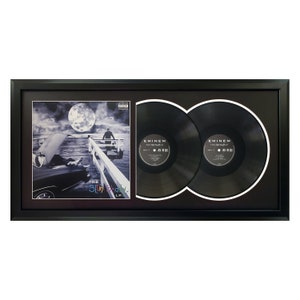 Eminem - The Slim Shady LP - Framed Double Album - Black Mat and Black Frame. 17.5&quot; x 34.5&quot;
