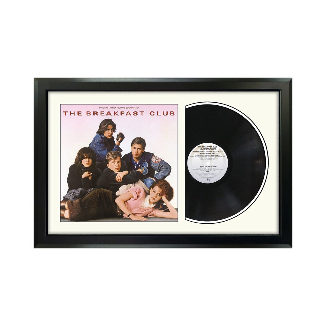 The Breakfast Club - Movie Soundtrack - Framed Vinyl Record - Etsy