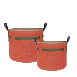 9 & 6 Gallon Santa Fe Woven Fabric Soft Planter Pots w/Air Bottom Panel - Designed and Made for Years Of Gardening. Handmade In USA!