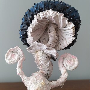 Blauer Textilpilz Horror Deko Gothic Dekor Pilz Ornament | Etsy