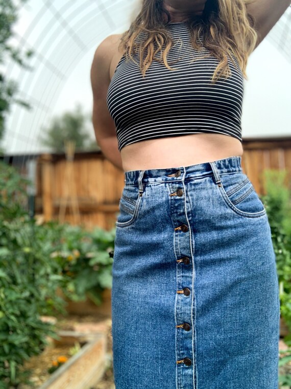 Jos A Bank Vintage Denim Skirt | Joseph A Bank But