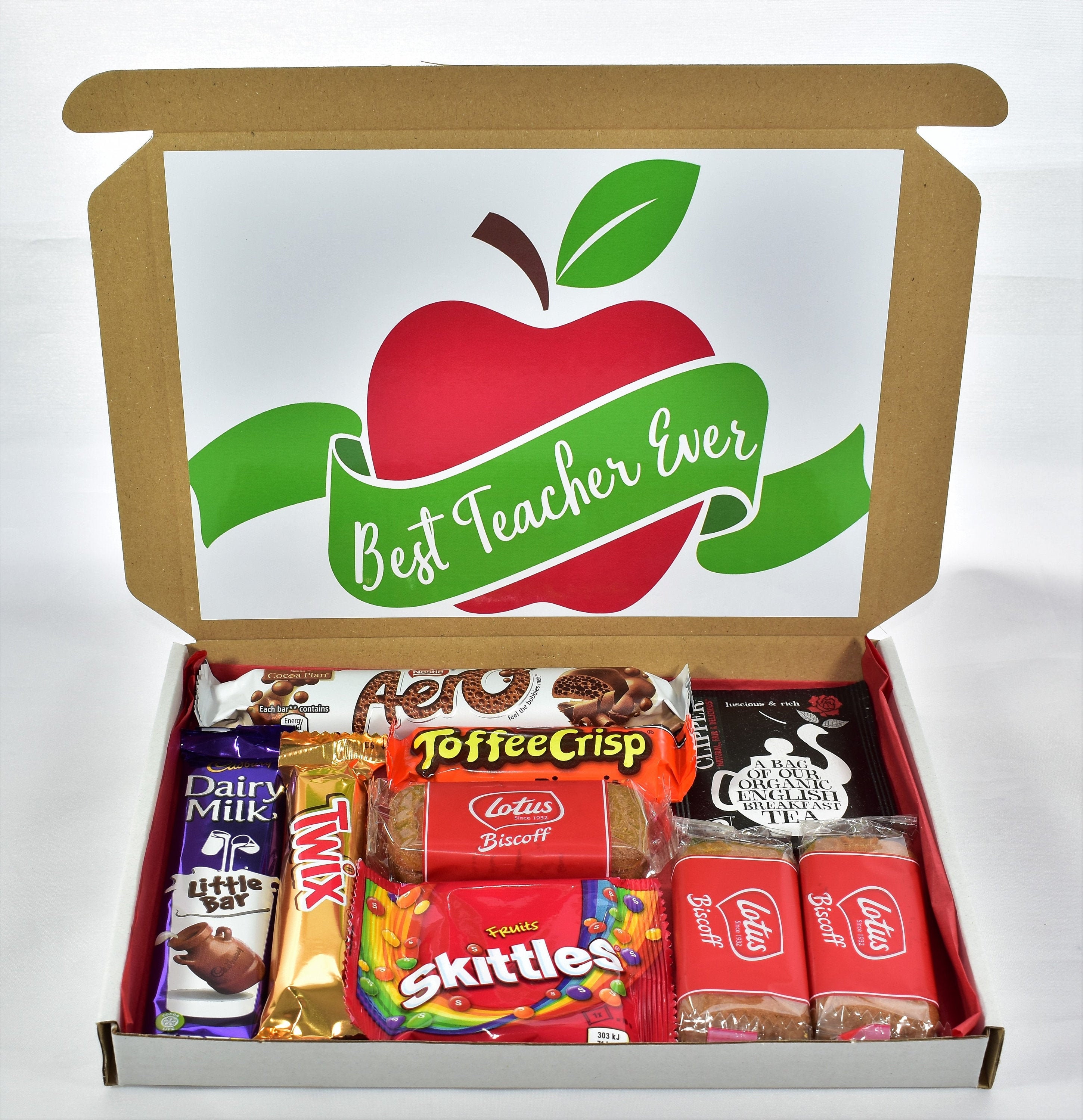 Best Teacher Ever Gift Hamper Selection Box Chocolate Etsy