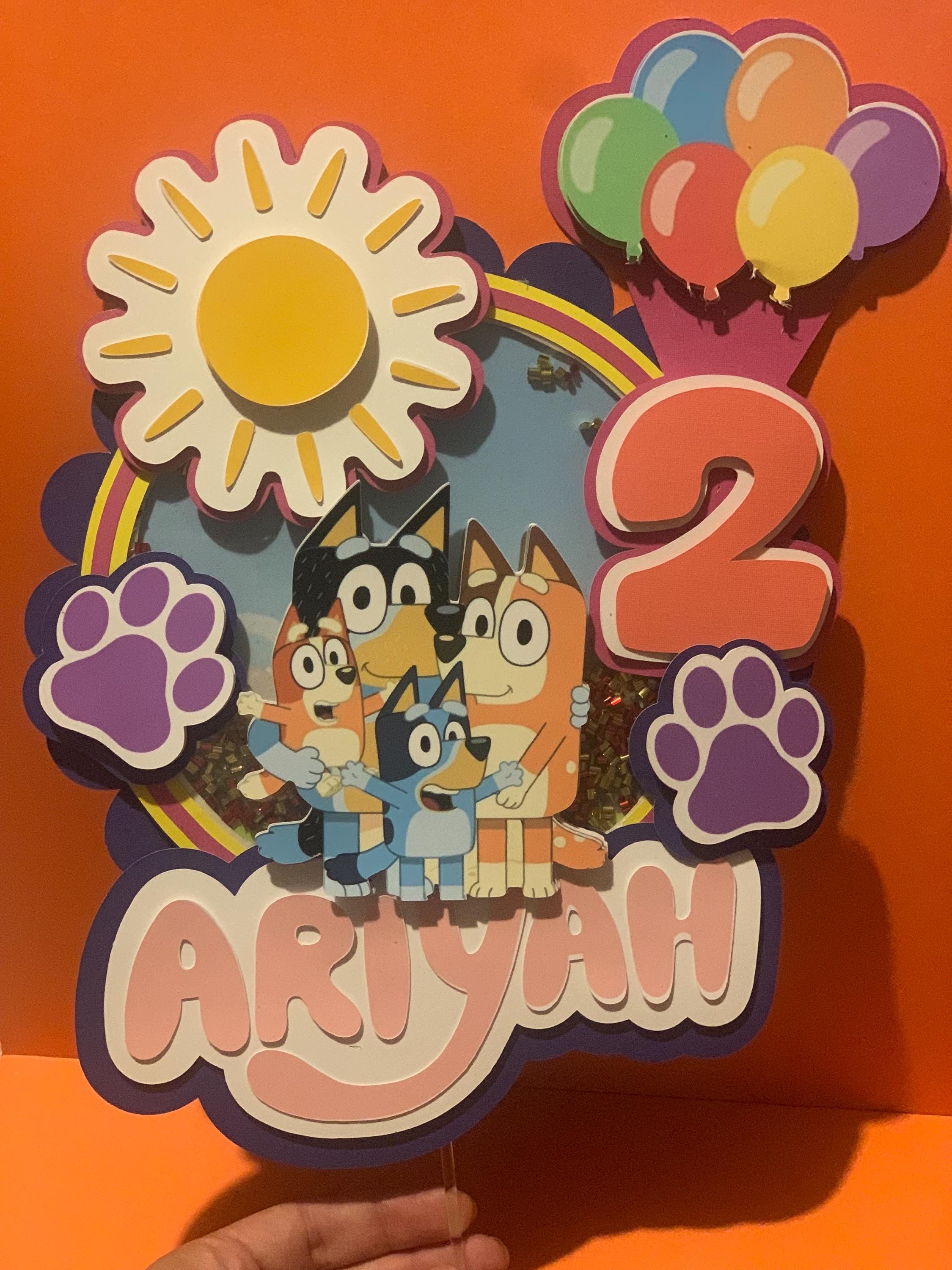 Bluey Cake Topper