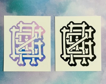 Griz decal / sticker - Griz car decal - Griz Bumper Sticker - Edm car decals - Hippie Dripz car decals