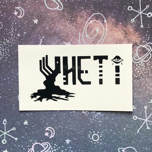 Yheti decal / sticker - Yheti car decal - Yheti Bumper Sticker - Edm car decals - Hippie Dripz car decals