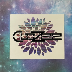 Clozee Flower decal / sticker - Clozee car decal - Clozee Bumper Sticker - Edm car decals - Hippie Dripz car decals