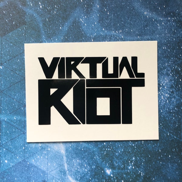Virtual Riot decal / sticker - Virtual Riot car decal - Virtual Riot Bumper Sticker - Edm car decals - Hippie Dripz car decals