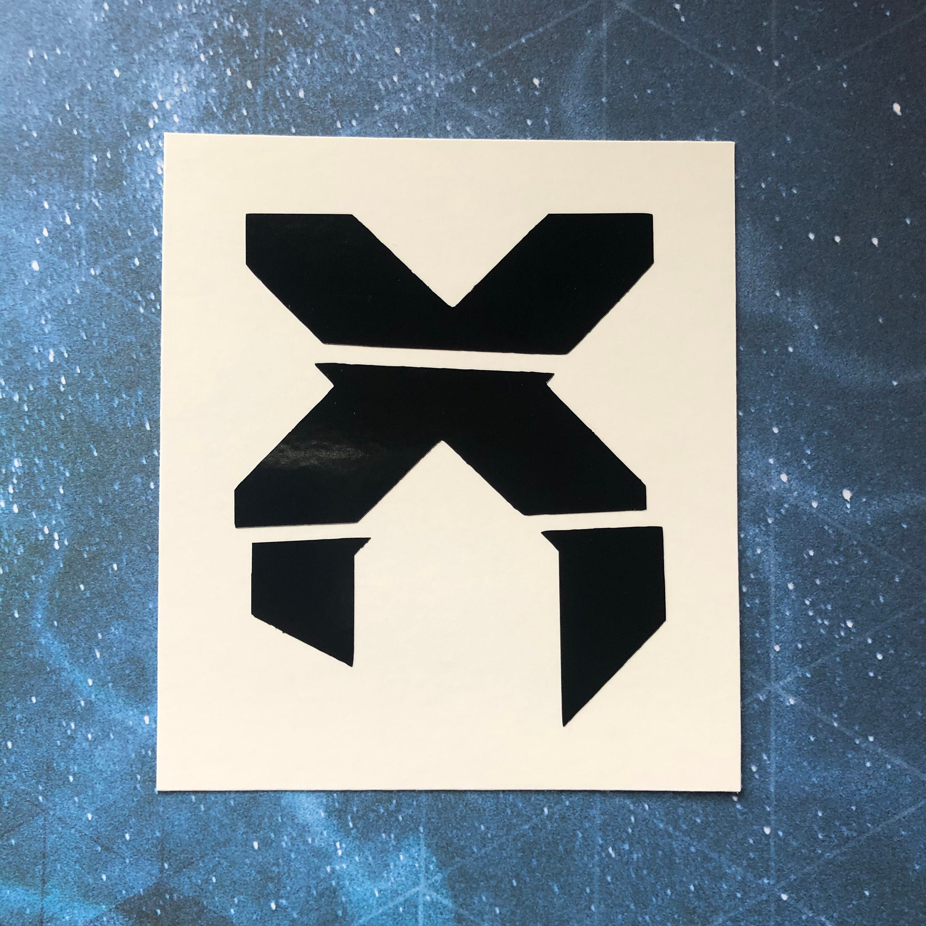 X DJ decal / sticker - X car decal - X Bumper Sticker - Edm car decals - Hippie Dripz car decals