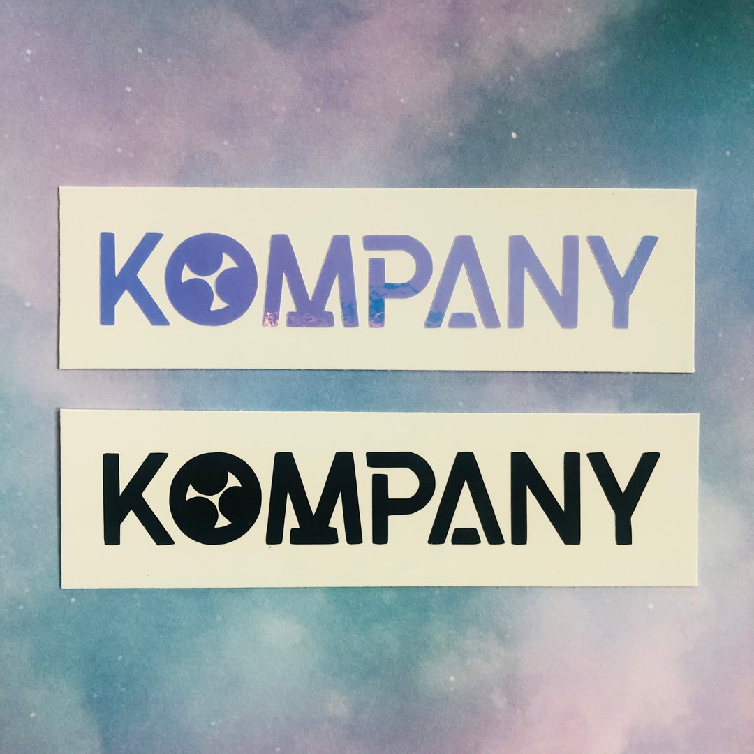 Kompany Decal / Sticker - Kompany Car Decal - Kompany Bumper Sticker ...