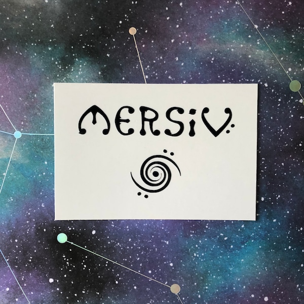 Mersiv decal / sticker - Mersiv car decal - Mersiv Bumper Sticker - Edm car decals - Hippie Dripz car decals