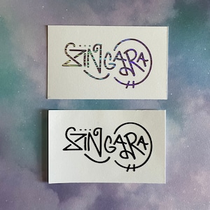 Zingara decal / sticker - Zingara car decal - Zingara Bumper Sticker - Edm car decals - Hippie Dripz car decals