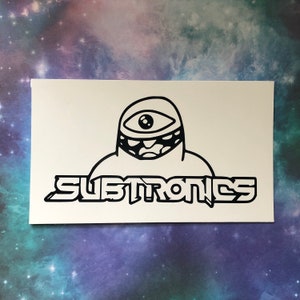 Subtronics decal / sticker - Subtronics car decal - Subtronics Bumper Sticker - Edm car decals - Hippie Dripz car decals