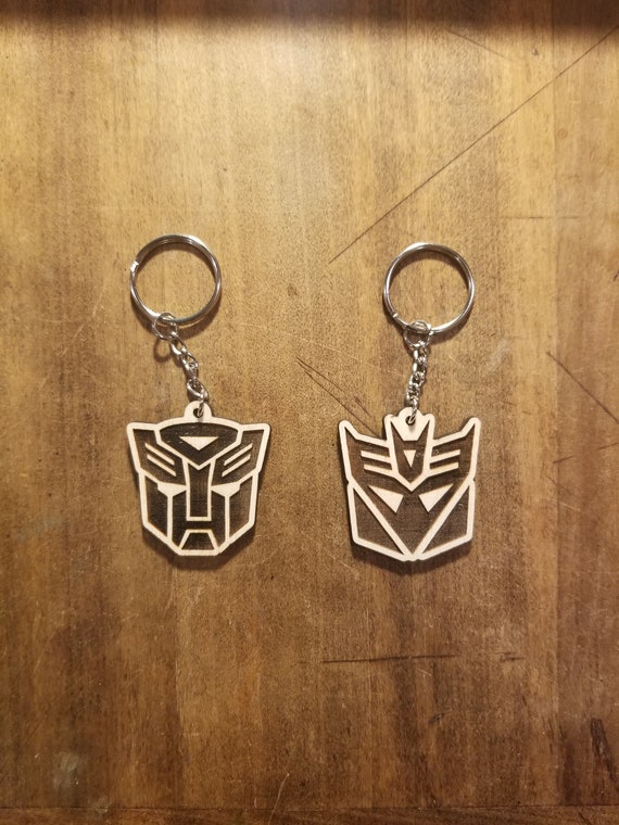 Transformers AUTOBOT and DECEPTICON Laser Cut Keychains Etsy