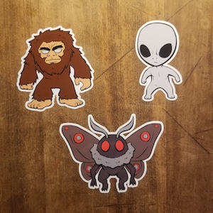Cryptid Gloss Stickers