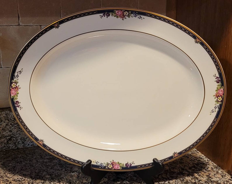 Royal Doulton Centennial Rose 16 in oval platter never used.