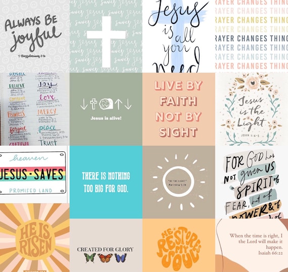 200PCS Jesus Christian Stickers, Religious Stickers for Kids Bible Verse for