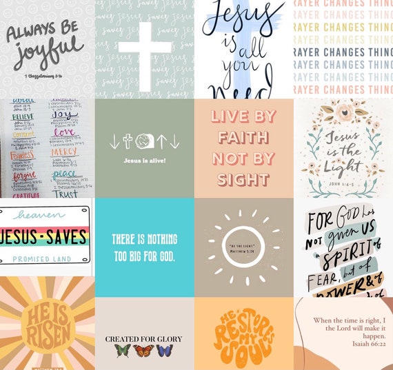 200PCS Jesus Christian Stickers, Religious Stickers for Kids Bible Verse for