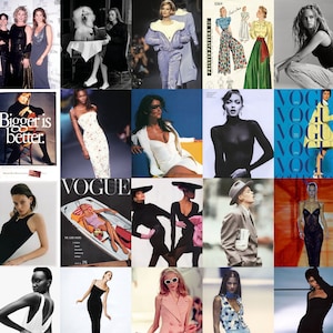 THE SUPERMODEL Wall Collage Kit - 50/85/125/165/200 Pcs - VSCO, Editorial, Runway