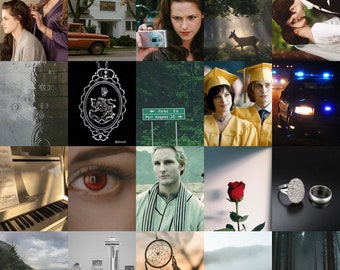 THE TWILIGHT SAGA Wall Collage Kit - 50/85/125 pcs - Trendy, Vampires, Dark, Romantic, Eerie