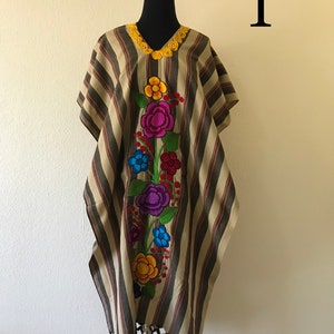 Mexican Floral Poncho