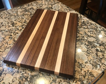 Maple and Walnut Cutting Board