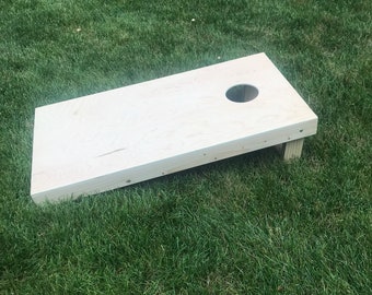 Unfinished Cornhole Boards with Bags