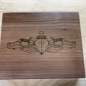 Naval Officer Insignia Storage Box