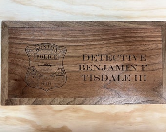 Custom Challenge Coin Storage Box