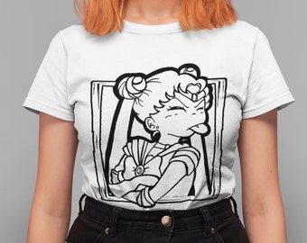 Sailor moon Tsukino Usagi Cosplay Anime Manga T-Shirt Shirt Unterhemd Undershirt