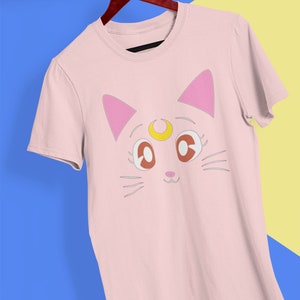 Sailor Moon Shirt Sailor Moon Cat Shirt Usagi Tsukino Luna - Etsy