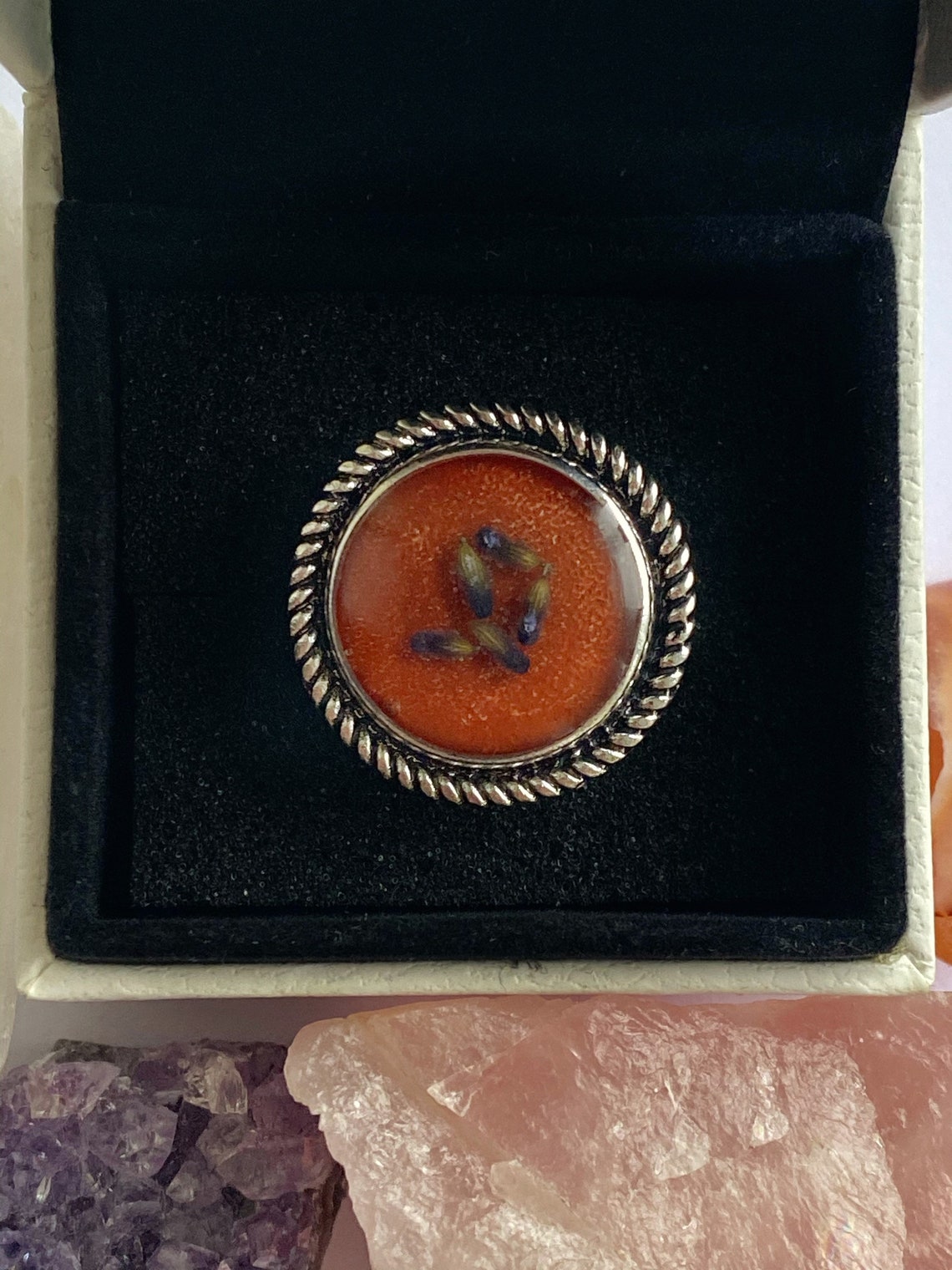 Adjustable autumn ring Etsy