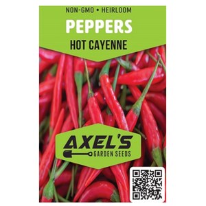 Hot Cayenne Pepper Heirloom Non-GMO Seeds image 2
