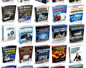 100 Make Money Online Affiliate Marketing Home Business eBooks  - Make Money Cash Online and at Home EBooks- With Master Resell Rights