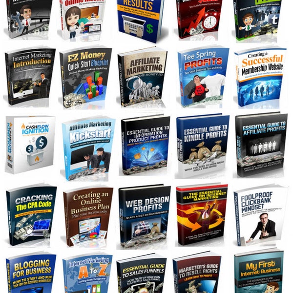 100 Make Money Online Affiliate Marketing Home Business eBooks - Geld Geld verdienen Online und zu Hause EBooks - Mit Master-Weiterverkaufsrechten