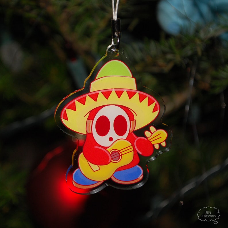 Mariachi Shy Guy Amigos Keychain/ornament Etsy