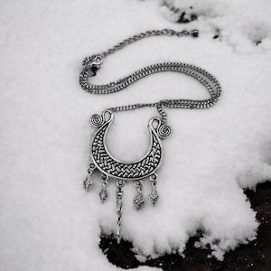 Viking Necklace, Viking Ship, Viking Jewelry, Shieldmaiden, Valkyrie