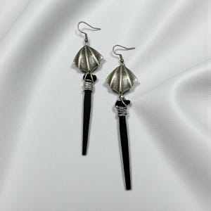 Coffin Nail Dangle Earrings: Gothic Vampire Jewelry image 16