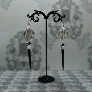 Coffin Nail Dangle Earrings: Gothic Vampire Jewelry image 20