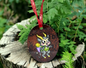 Krampus Christmas Ornament: Dark Holiday Decor