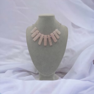 Genuine Rose Quartz Crystal Necklace: Love & Self-Love Jewelry