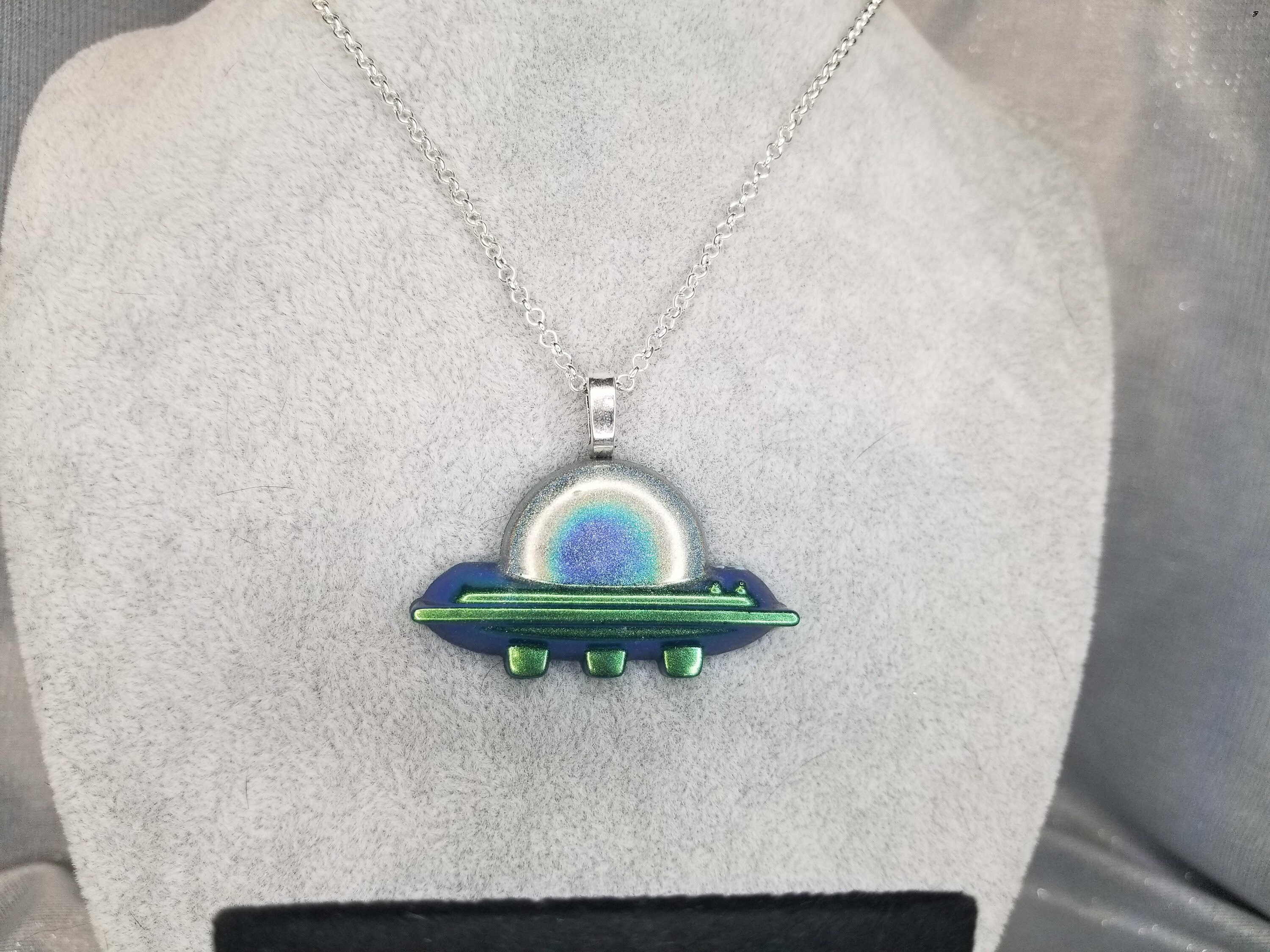 Alien Earrings UFO Necklace Alien Jewelry Fun Jewelry Sci Etsy